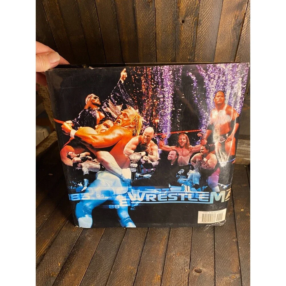 WWF WrestleMania The Official Insider's Story 2001 Hard Cover Book & DVD